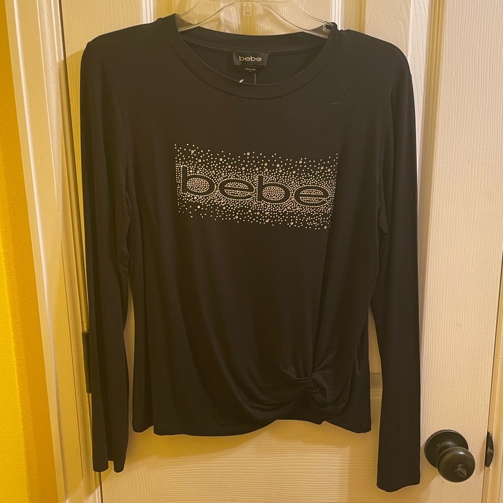 NWT Bebe Sparkly Shirt